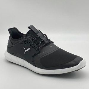 Puma Men's Golf Shoes - Ignite Pwrsport Softspike Black White 190583-02